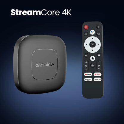 StreamCore V2 - Android TV Box 4K | Android 14.0 | Dual WiFi | BT 5.0