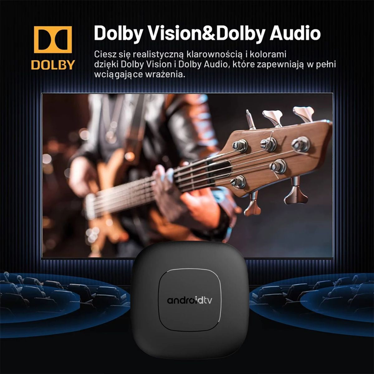 StreamCore V2 - Android TV Box 4K | Android 14.0 | Dual WiFi | BT 5.0